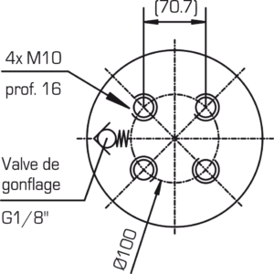 Ressort à gaz RGP 9500 : RESSORTS A GAZ GRANDE FORCE RGP - Quiri - 6